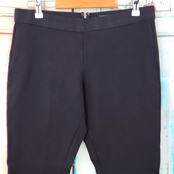 J Crew Regular Pixie Pant Leggings Black 31090 Fitted Ponte Knit - Picture 3 of 7